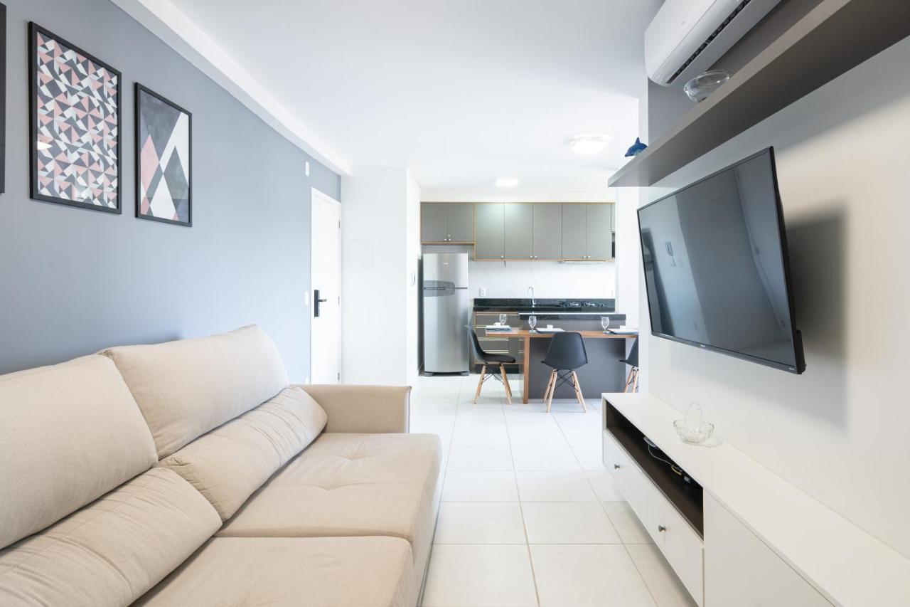 Apartamentos Completos A 15Min Beto Carreiro Com Wi-Fi Churrasqueira Em Condominio Com Piscina Portaria 24H Ideal Para Familia Piçarras Quarto foto