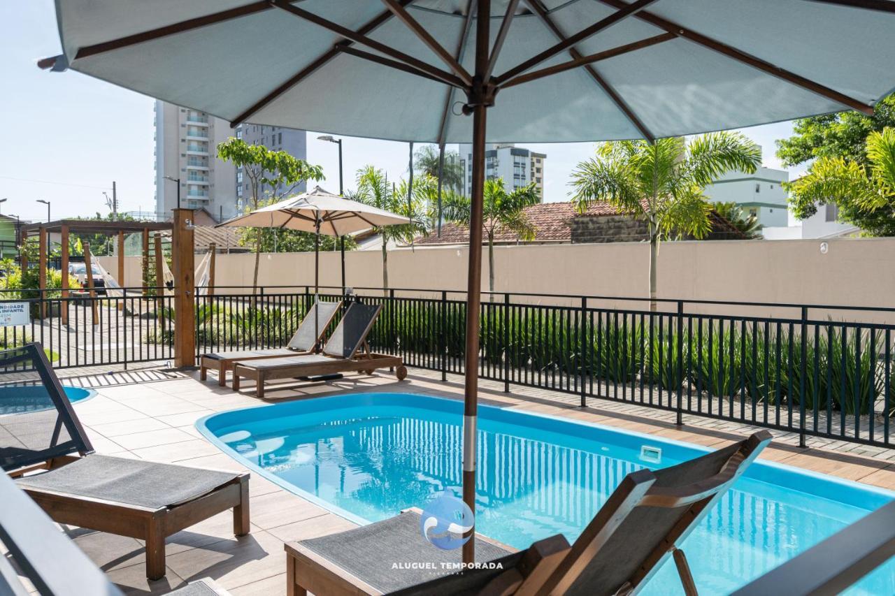 Apartamentos Completos A 15Min Beto Carreiro Com Wi-Fi Churrasqueira Em Condominio Com Piscina Portaria 24H Ideal Para Familia Piçarras Exterior foto