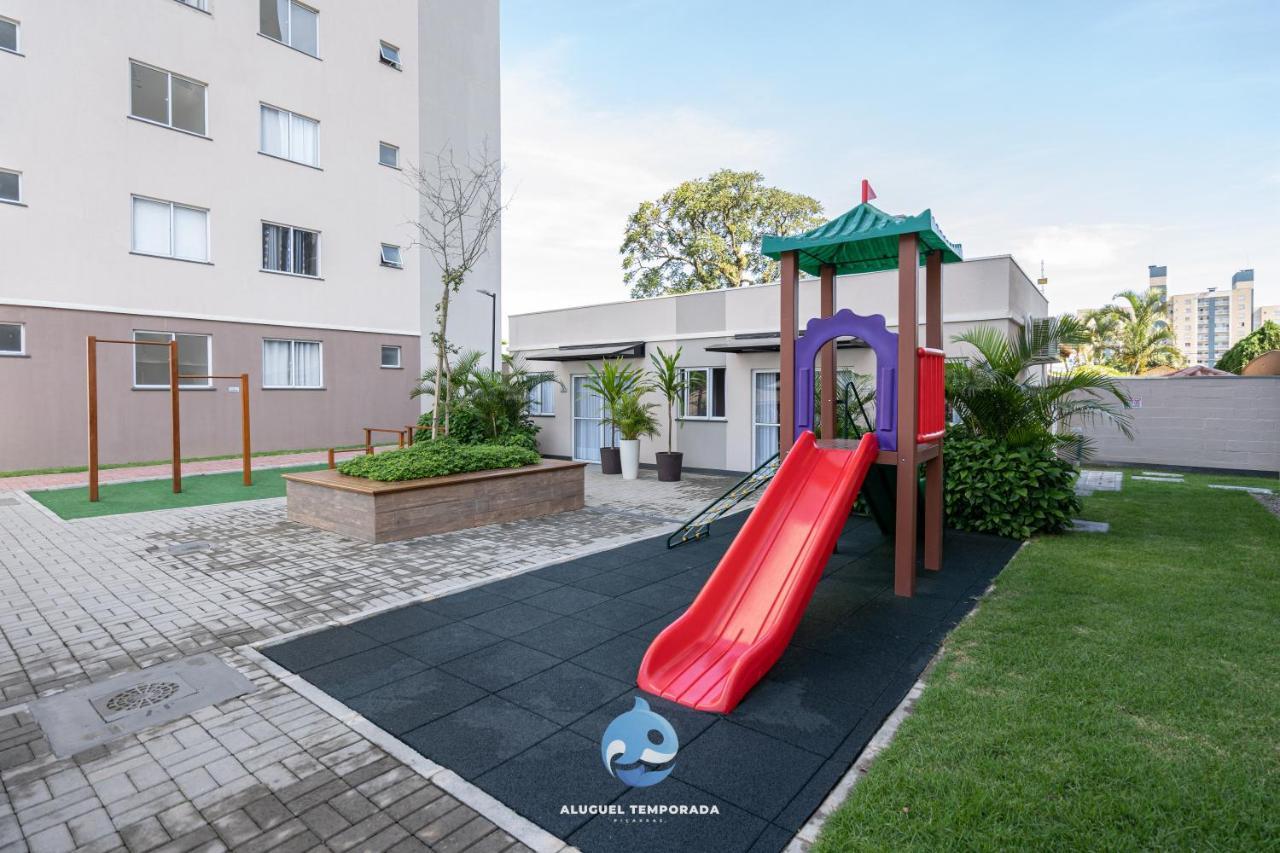 Apartamentos Completos A 15Min Beto Carreiro Com Wi-Fi Churrasqueira Em Condominio Com Piscina Portaria 24H Ideal Para Familia Piçarras Exterior foto