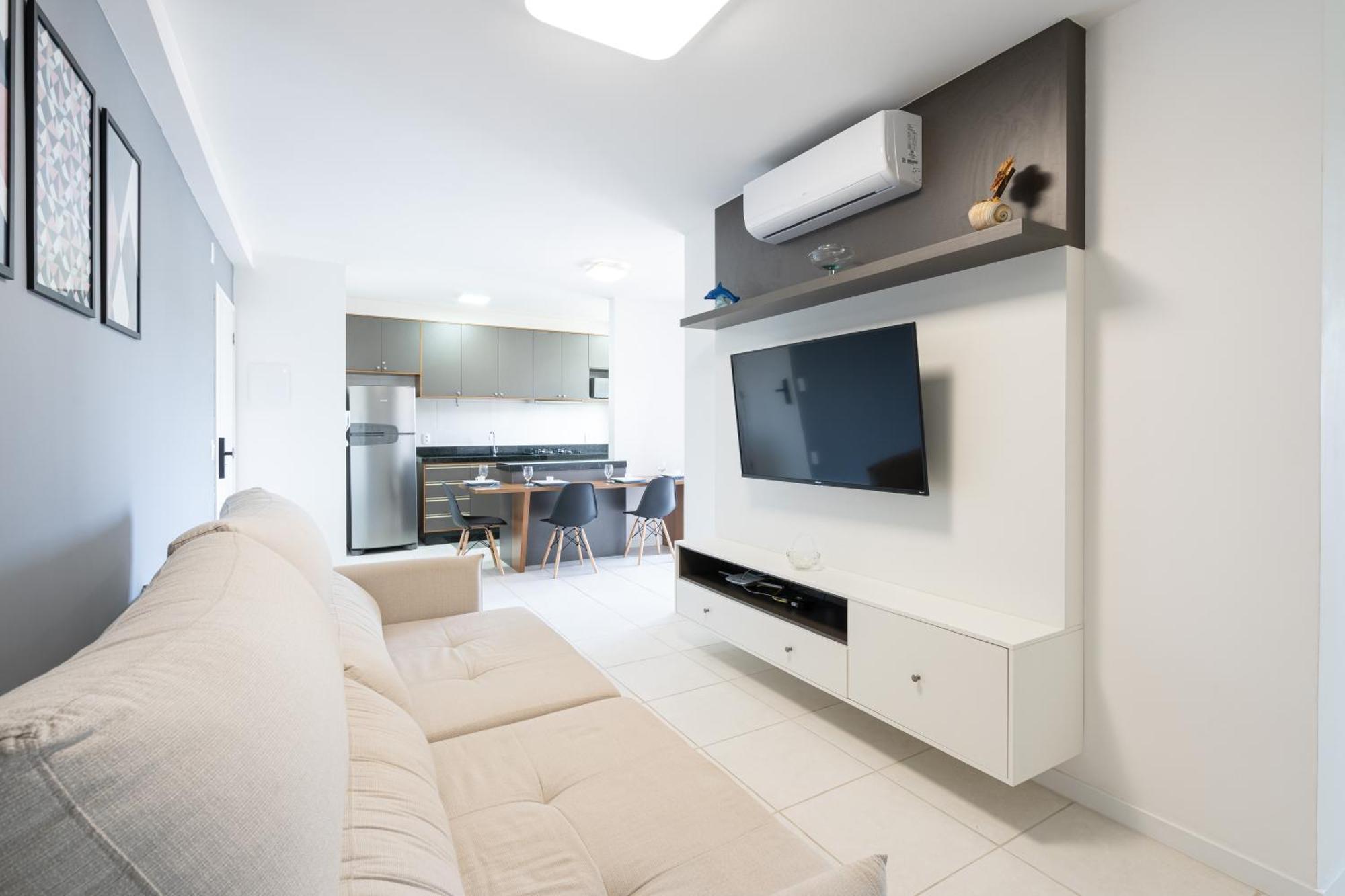 Apartamentos Completos A 15Min Beto Carreiro Com Wi-Fi Churrasqueira Em Condominio Com Piscina Portaria 24H Ideal Para Familia Piçarras Quarto foto