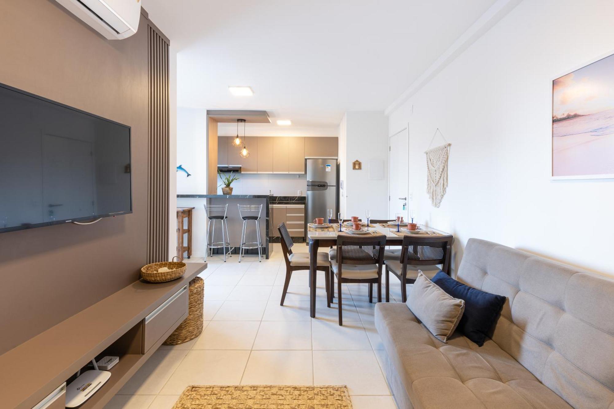 Apartamentos Completos A 15Min Beto Carreiro Com Wi-Fi Churrasqueira Em Condominio Com Piscina Portaria 24H Ideal Para Familia Piçarras Quarto foto